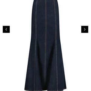 Alice & Olivia Denim Maxi Dress